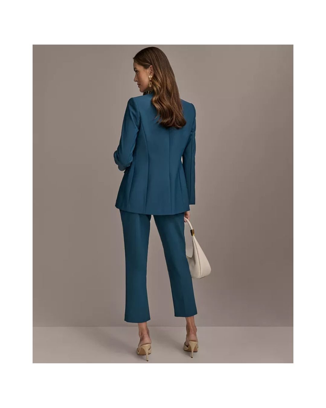 Teal Power Gold-Button Blazer – Bold. Sleek. Unstoppable. - Image 5