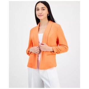 Sunlit Aura Open-Front Blazer – Fresh & Fearless