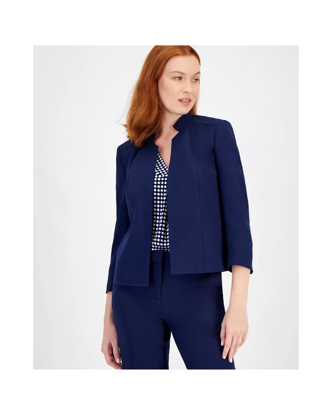 Women’s Black Classic Two-Button Tailored Blazer - Image 5