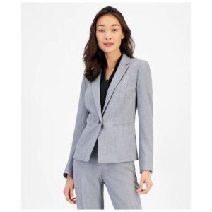 Women’s Light Grey Tailored Business Blazer