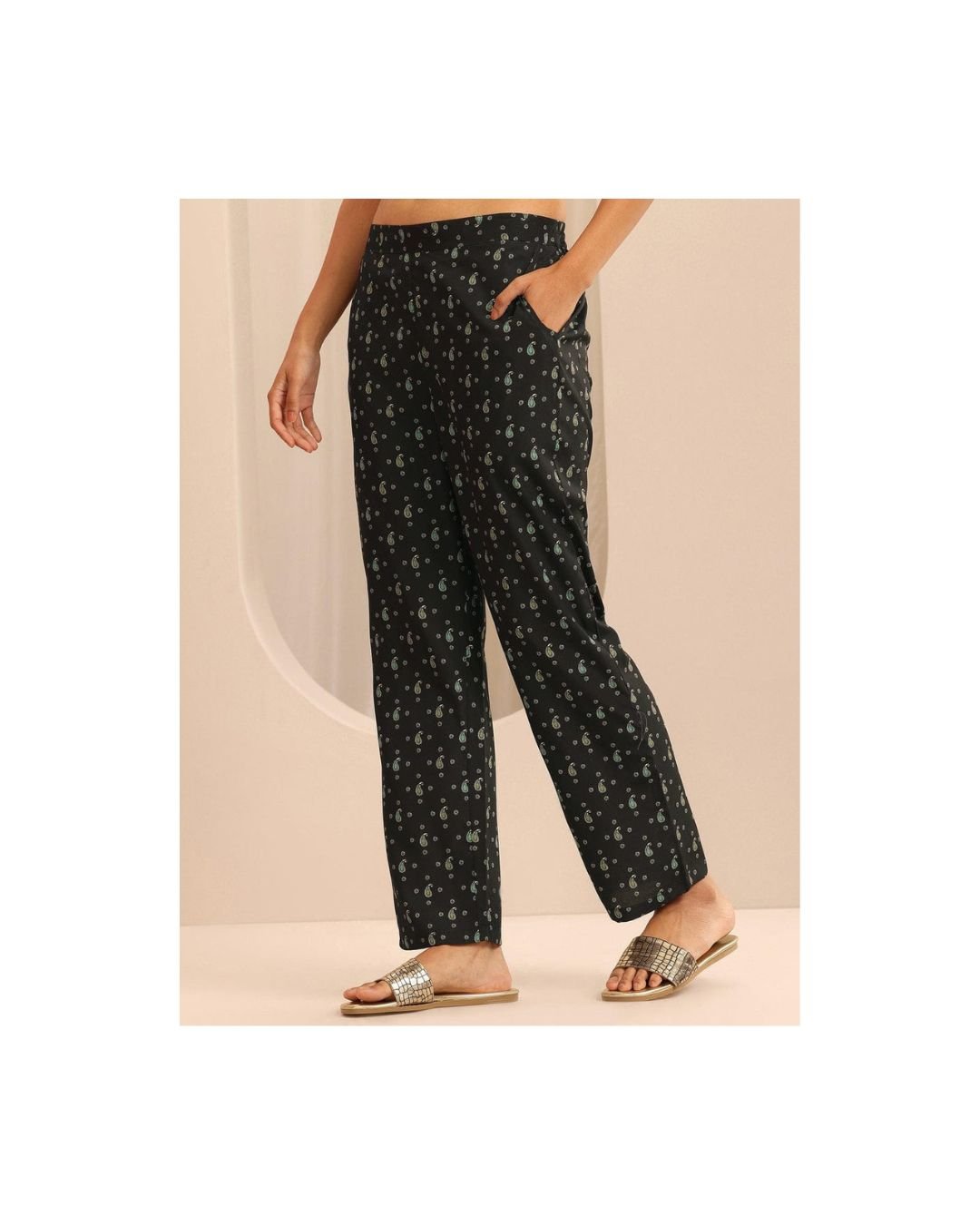 Midnight Charm Black Printed Kurta Set - Image 6