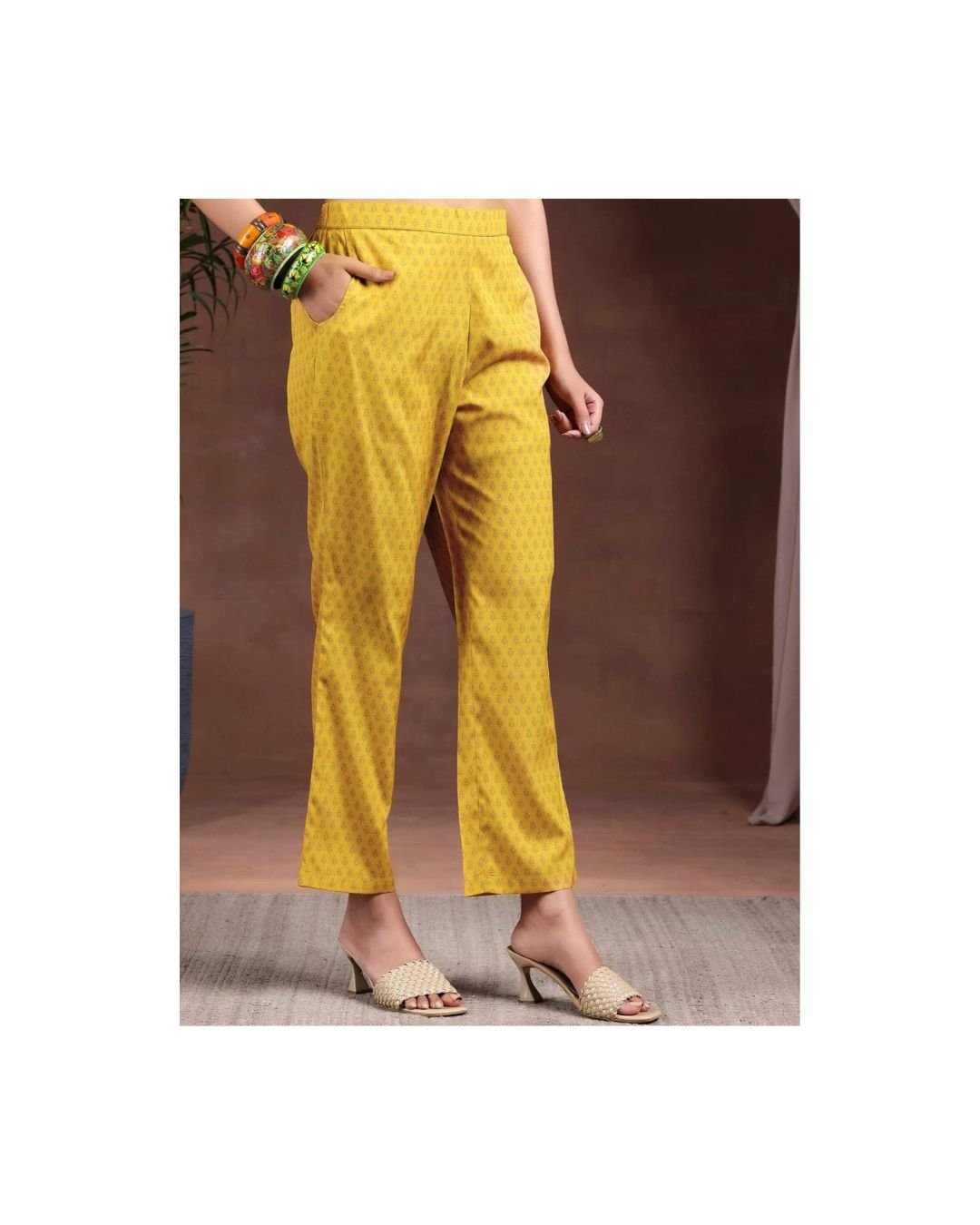 🌻 “Marigold Muse – Garden Shirt Kurta Set” - Image 7